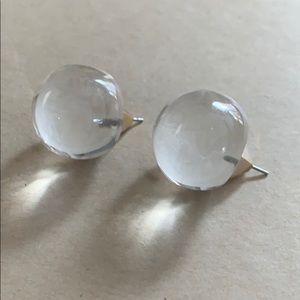 Clear Alexis Bittar earrings